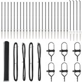 vidaXL Heksagonalna Ograda Siva 1.4x50 m Čelik, Ograda s Klinovima 13 kom Ø32 mm 160 cm Galvanizirani Čelik | shoptok.hr