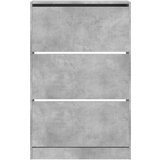 vidaXL Ormarić za cipele boja betona 80x21x125 5 cm konstruirano drvo | shoptok.hr