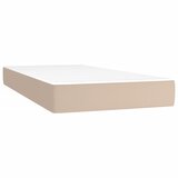  box spring madrac LED cappuccino 100x200cm umjetna koža | shoptok.hr