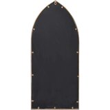  Vrtno ogledalo boja pijeska 100x45 cm željezno vanjska upotreba | shoptok.hr