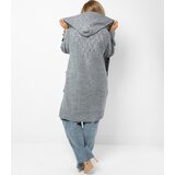 Pri Cardigan Long Chunky Braid Wool Sweater | shoptok.hr