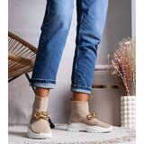 Gemre Brown sneakers with Taryn chain | shoptok.hr