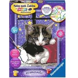 Ravensburger Slikanje po številkah z barvnimi motivnimi linijami - Ljubki mucki | Shoptok.si