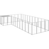  Kavez za pse srebrni 13,31 m² čelični | shoptok.hr