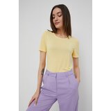 Pieces T-shirt ženski, rumena barva | Shoptok.si