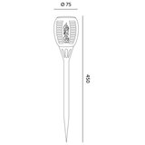  LED solarna lampa SPARKLE LED/1xAAA 1600K IP44 200 mAh | Eponuda.com