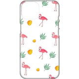  Silikonska maska za iPhone 14 Plus 6.7 Flamingos Print Skin bela Cene