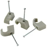 Objemka z žeblji (10 mm - 14 mm, 40 mm, 25 kos, Siva)