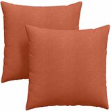 vidaXL Blazine za kavč 2 pcs Rdeče oranžna 60 x 60 cm Žametna tkanina, (5000083530) | Shoptok.si