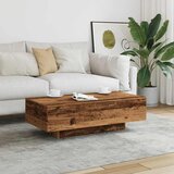  Stolić za kavu boja drva 100 x 49,5 x 31 cm konstruirano drvo | Eponuda.com