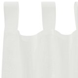 Voile zavjese s džepovima za šipke 2 kom bijele | shoptok.hr