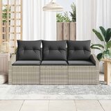  Set sofe s jastukom 3 pcs Svjetlosiva poliratan | Eponuda.com