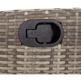  7-dijelni vrtni blagovaonski set sivi od poliratana | shoptok.hr