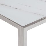  Stolić za kavu srebrni od nehrđajućeg čelika i kaljenog stakla | shoptok.hr