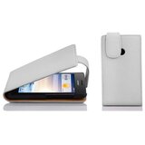 Cadorabo Ohišje, združljivo z Huawei ASCEND G330 v snežno bela - Zaščitni ovitek v obliki flipa iz teksturiranega umetnega usnja, (20564319) | Shoptok.si