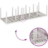  11-dijelni blagovaonski stol i stolice s jastucima bijeli poliratan | shoptok.hr