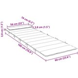  Jastuk za ležaljku kraljevsko modri 180x60x4 cm tkanina Oxford | shoptok.hr