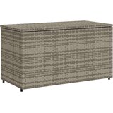 vidaXL Vrtni ormarić za pohranu sivi 110x55x60 5 cm od poliratana | shoptok.hr