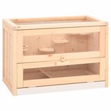vidaXL Kavez za hrčke 60 x 35 5 x 42 cm od masivne jelovine | shoptok.hr