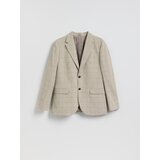 Reserved Karirani slim fit sako - bež | shoptok.hr