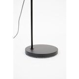 White Label Črna stoječa svetilka s kovinskim senčilom (višina 135 cm) Landon – | Shoptok.si