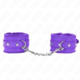 Kink Okovi Za Zapestje Premiuim Fur Lined Purple | Shoptok.si