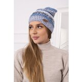 Kesi marka niezdefiniowana Cap with fleece Patrycja K254 maritime + gray Cene