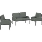  Setovi sofa 3 pcs Tamno siva 115 x 56 x 80 cm Šperploča | Eponuda.com