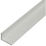 Rubni profil (D x Š x V: 2.000 x 15 x 10 mm, Debljina: 1,5 mm, Aluminij, Srebrne boje)