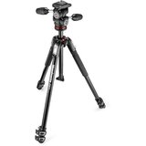 Manfrotto 190X3 aluminijasto 3-sekcijsko stojalo s 3-smerno glavo 804 in ploščo za hitro menjavo, (20845448) Cene