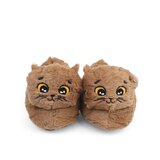 Capone Outfitters Plush Slippers - Brown - Flat
