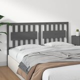  Uzglavlje za krevet sivo 165,5 x 4 x 100 cm od masivne borovine | shoptok.hr
