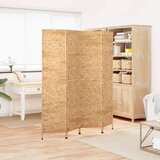 vidaXL Sobna pregrada s 4 panela 163 x 180 cm od vodenog zumbula | shoptok.hr