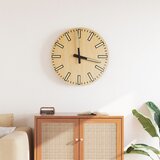  Zidni sat sa svjetlećim oznakama i kazaljkama žuti Ø 30 cm | Eponuda.ba