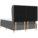  Krevet s opruga kutije Tamno siva 190 x 140 cm tkanina | shoptok.hr