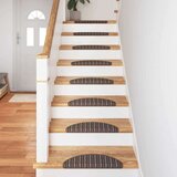  Samoljepljivi stepenasti ulošci 15 pcs Smeđa 56 x 17 x 3 cm | shoptok.hr
