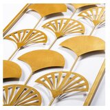 WALLXPERT Zidna dekoracija Ventilator 2, 32 x 90 cm, Zlatne boje | Eponuda.ba