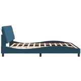 vidaXL Okvir za krevet s uzglavljem plavi 180x200 cm baršunasti | shoptok.hr