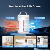 BUBBACARE 4-v-1 prenosna klimatska naprava z daljinskim upravljalnikom in rezervoarjem za vodo | Shoptok.si