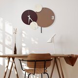 Wallity zidni sat Felah-1, 50x44 cm, Braon | ePonuda.com