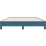 Box Spring krevet bez madracem tamnoplavi 160x220 cm samt | shoptok.hr