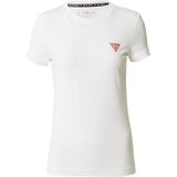 Guess Majica svijetlosiva / vatreno crvena / bijela Cijene
