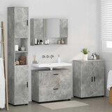  Set namještaja za kupaonicu 4 kom. Betonski sivi | shoptok.hr