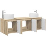  Set ormarića za kupaonicu 3 kom. Hrast sonoma Smeđa 49,5 x 44,5 x 66 cm | shoptok.hr