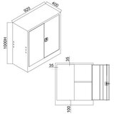 Hanah home ormarić za skladištenje plae boje Js1003Ma | ePonuda.com