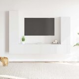  4-dijelni set TV ormarića bijeli od konstruiranog drva | shoptok.hr