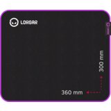 Lorgar Main 313 Gaming mouse pad High-speed surface Purple anti-slip rubber base size: 360mm x Cijene
