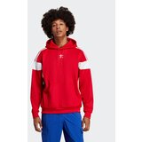 Adidas Jopa Adicolor Classics Cut Line Hoodie IB9945 Rdeča Loose Fit | Shoptok.si
