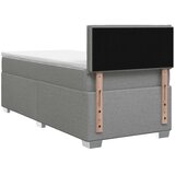  Boxspring krevet s madracem Svjetlosiva 80 x 200 cm Tkanina - Svjetlosiva 80 x 200 cm Dizajn linija | shoptok.hr