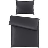 Novel posteljnina uni satin 140/200 cm saten antracit Cene
